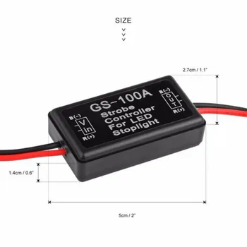 ONEWELL GS100A Flash Strobe Controller Flasher Module voor Auto LED Controller Scintillator Anti - rattle 6-30V 2019
ONEWELL GS100A Flash Strobe Controller Flasher Module voor Auto LED Controller Scintillator Anti - rattle 6-30V 2019