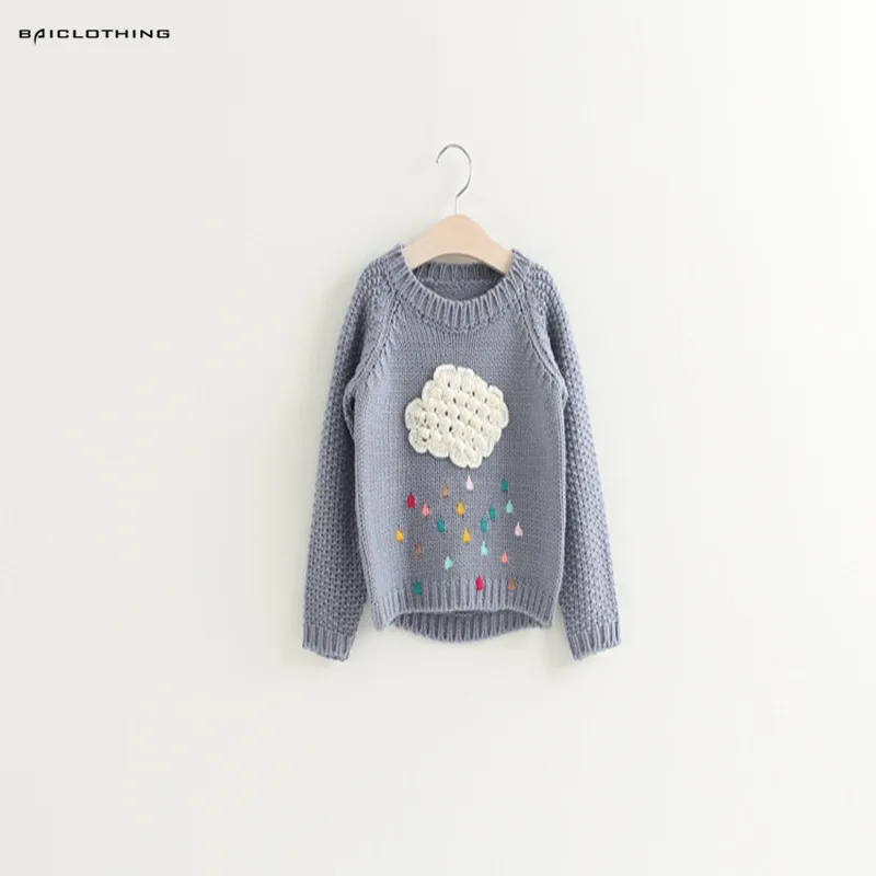 2016 New Style Autumn Spring Kids Sweater Children Pullover Shirt Baby Girl Casual Clothes 3 Colors Available 2-7 Years Old
2016 New Style Autumn Spring Kids Sweater Children Pullover Shirt Baby Girl Casual Clothes 3 Colors Available 2-7 Years Old