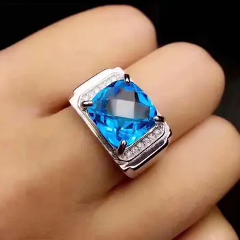 Free shipping Natural Topaz Ring 925 sterling silver Wholesales Fine jewelry Natural Topaz Man Ring 10*10mm
Free shipping Natural Topaz Ring 925 sterling silver Wholesales Fine jewelry Natural Topaz Man Ring 10*10mm