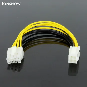 JONSNOW Hot Selling 20cm 8 Pin Male to 4 Pin Female PC CPU Power Supply Extension Cable Cord Connector Adapter
JONSNOW Hot Selling 20cm 8 Pin Male to 4 Pin Female PC CPU Power Supply Extension Cable Cord Connector Adapter
