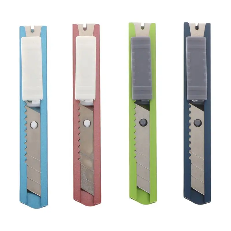 Stainless Steel Mini Utility Knife Cutter Razor Blade Tool Sharp Snap Off Knife Retractable
Stainless Steel Mini Utility Knife Cutter Razor Blade Tool Sharp Snap Off Knife Retractable