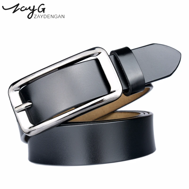ZAYG New Leather Belts Women Pin Buckle Female Waistband Luxury Fashion Designer Black Genuine Leather Women's Belt High Quality
ZAYG New Leather Belts Women Pin Buckle Female Waistband Luxury Fashion Designer Black Genuine Leather Women's Belt High Quality