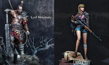 Assembly Unpainted Scale 1/24 75mm Belford girl and LAST MERCENARY Historical Resin Model Miniature Kit
Assembly Unpainted Scale 1/24 75mm Belford girl and LAST MERCENARY Historical Resin Model Miniature Kit