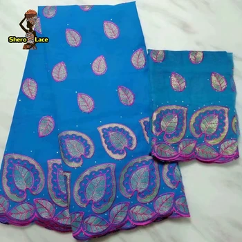 High quality 2019 latest african swiss voile lace fabric with stones nigerian cotton set material 5+2yards/set
High quality 2019 latest african swiss voile lace fabric with stones nigerian cotton set material 5+2yards/set