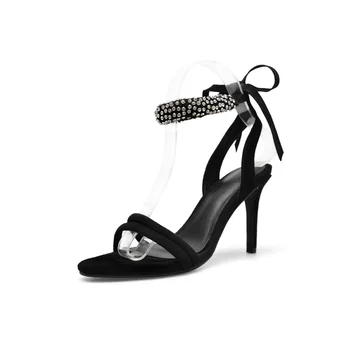2018 summer women sandals new fashion suede high quality crystal sexy 8CM high heel sandals women's shoes
2018 summer women sandals new fashion suede high quality crystal sexy 8CM high heel sandals women's shoes