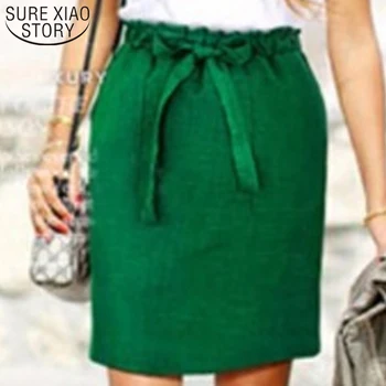 2019 Fashion summer women's wear casual high waist skirt bow loose bag buttock skirt Spring A Line Short Jeans Skirt 3613 50
2019 Fashion summer women's wear casual high waist skirt bow loose bag buttock skirt Spring A Line Short Jeans Skirt 3613 50