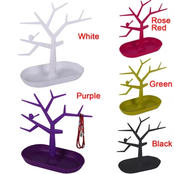 Colorful Plastic Bird Tree Jewelry Display Rack Jewelry Bracelet Necklace Earring Ring Display Stand Organizer Holder
Colorful Plastic Bird Tree Jewelry Display Rack Jewelry Bracelet Necklace Earring Ring Display Stand Organizer Holder