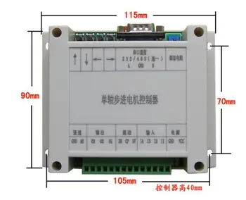 Stepper motor controller / pulse generator / servo / potentiometer speed (single axis)take RS-232 USB to port cable serial port
Stepper motor controller / pulse generator / servo / potentiometer speed (single axis)take RS-232 USB to port cable serial port