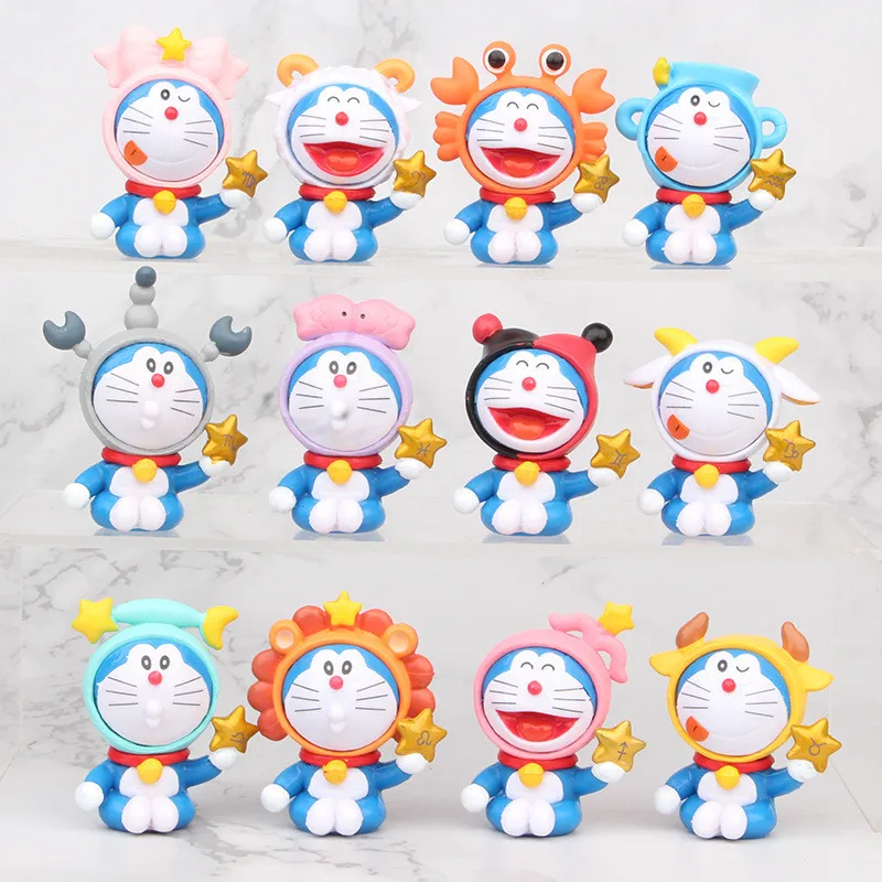 12 pcs/set Japanese Manga Doraemon Jingle Cat Nobita Nobi partner PVC Action Figure Collectible Model Toy opp V63
12 pcs/set Japanese Manga Doraemon Jingle Cat Nobita Nobi partner PVC Action Figure Collectible Model Toy opp V63