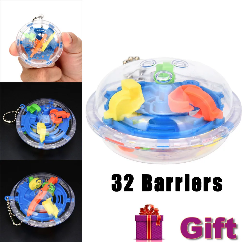 32 Barriers 3d puzzle Mini Magnetic Balls Maze Intellect 3d Puzzle Toy kids Balance Barrier Magic Labyrinth Spherical toys A1
32 Barriers 3d puzzle Mini Magnetic Balls Maze Intellect 3d Puzzle Toy kids Balance Barrier Magic Labyrinth Spherical toys A1