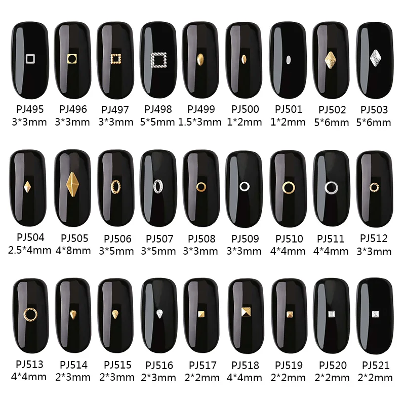 Blueness 1000 Pcs S Gold Silver Copper Studs For Nails Glitter Metal Scrub Design Charms 3D Decorations Nail Art PJ495-521
Blueness 1000 Pcs S Gold Silver Copper Studs For Nails Glitter Metal Scrub Design Charms 3D Decorations Nail Art PJ495-521