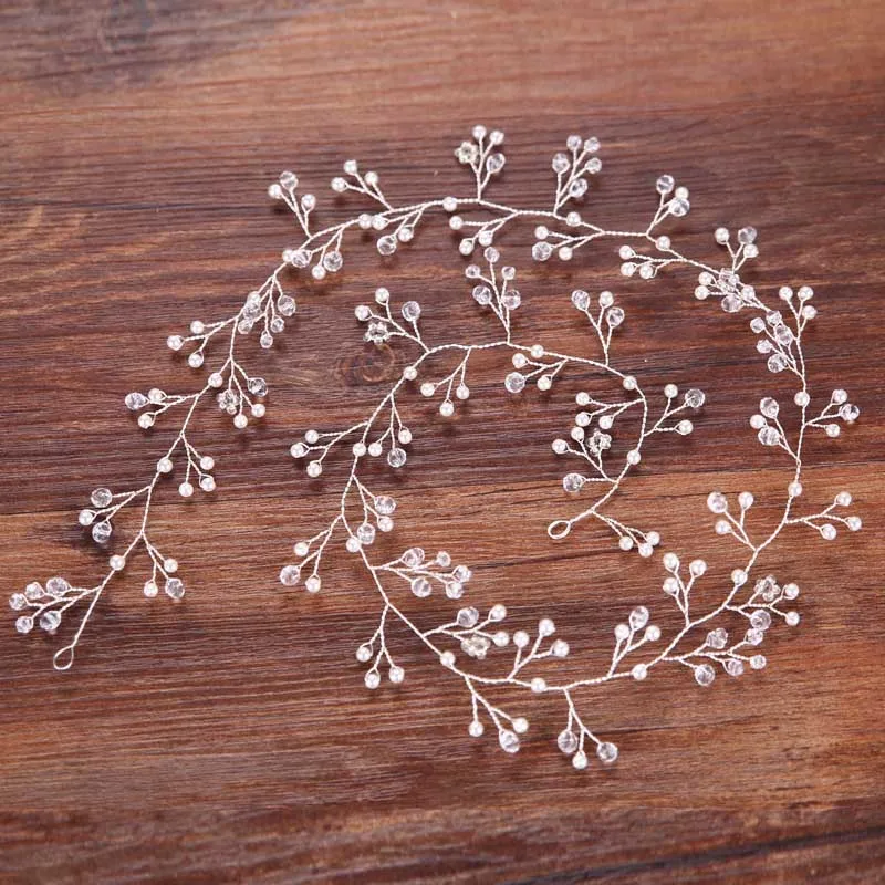 70CM Long Hairband For Women Crystal Simulated Pearl Headband Bridal Hair Accessories Headpiece Bride Tiara Wedding Hair Jewelry
70CM Long Hairband For Women Crystal Simulated Pearl Headband Bridal Hair Accessories Headpiece Bride Tiara Wedding Hair Jewelry