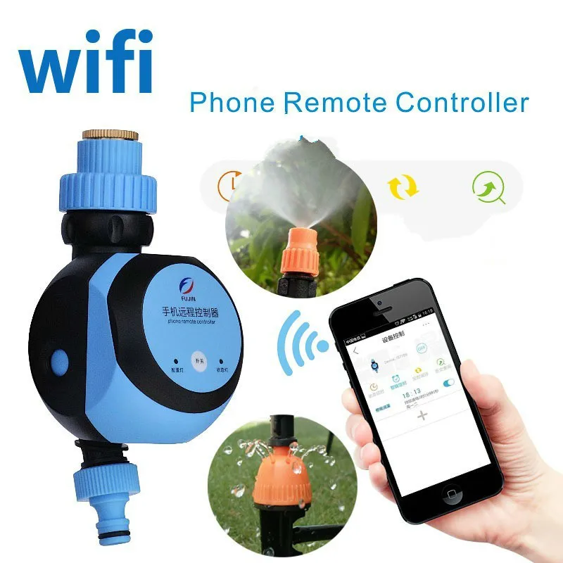 Automatic Intelligent Electronic Water Timer Smart Phone Remote Garden Irrigation Controller Watering System Solenoid Valve Hose
Automatic Intelligent Electronic Water Timer Smart Phone Remote Garden Irrigation Controller Watering System Solenoid Valve Hose