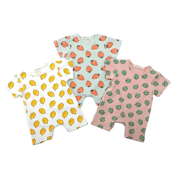 Infant Fruit Print Cotton Onesies Baby 2019 New Fashion Toddler Girls Western Rompers Wholesale
Infant Fruit Print Cotton Onesies Baby 2019 New Fashion Toddler Girls Western Rompers Wholesale