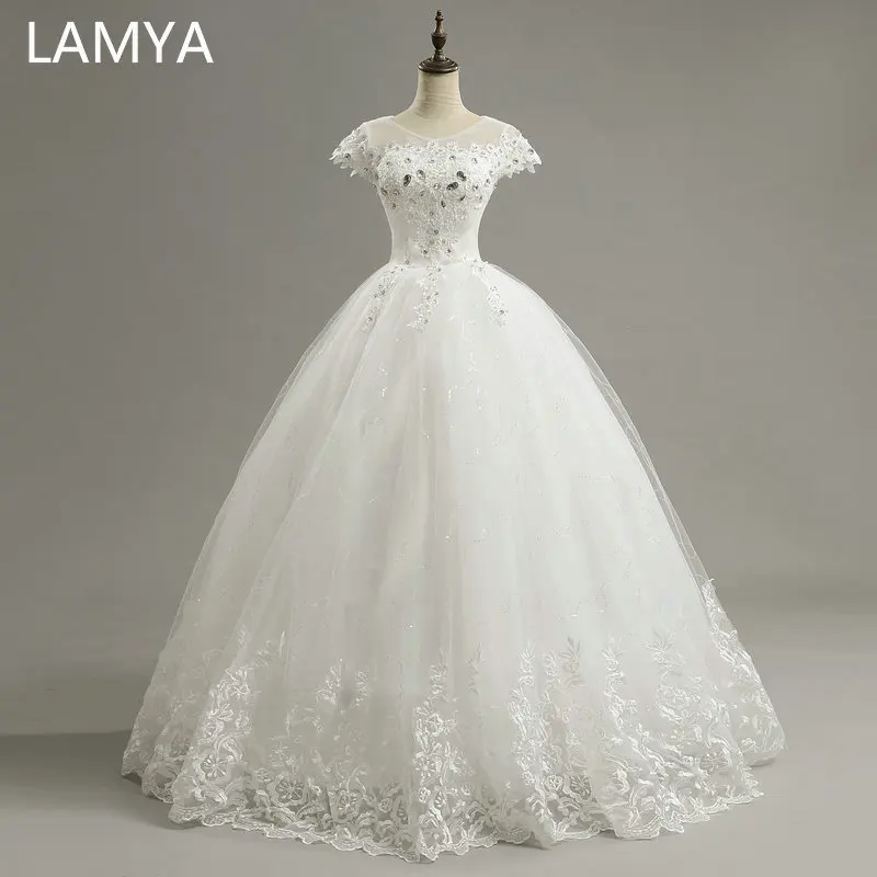 LAMYA Short Lace Sleeve Vintage Wedding Dress Princess Plus Size Bride Gowns Dresses Fashion vestido de noiva
LAMYA Short Lace Sleeve Vintage Wedding Dress Princess Plus Size Bride Gowns Dresses Fashion vestido de noiva