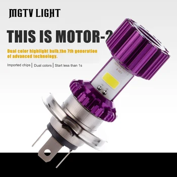 MGTV LIGHT 6W 2LED Motorcycle Headlight LED Motorbike Headlamp COB 12V 6000K H4 Hi-Low Light Motor Scooter Accessories
MGTV LIGHT 6W 2LED Motorcycle Headlight LED Motorbike Headlamp COB 12V 6000K H4 Hi-Low Light Motor Scooter Accessories
