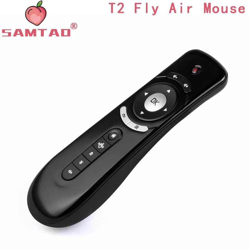 T2 Fly Air Mouse AF106 with Gyroscope 2.4G Wireless 3D Android Remote Controller Sensing airmouse for Smart TV Top High Quality
T2 Fly Air Mouse AF106 with Gyroscope 2.4G Wireless 3D Android Remote Controller Sensing airmouse for Smart TV Top High Quality
