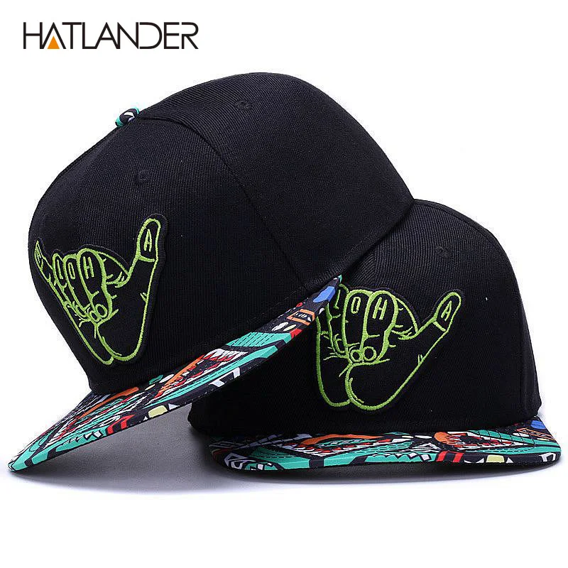 

[HATLANDER]Brand Embroidery Retro baseball caps for men women bone snapbacks kenka black sports hats street art hip hop cap hat