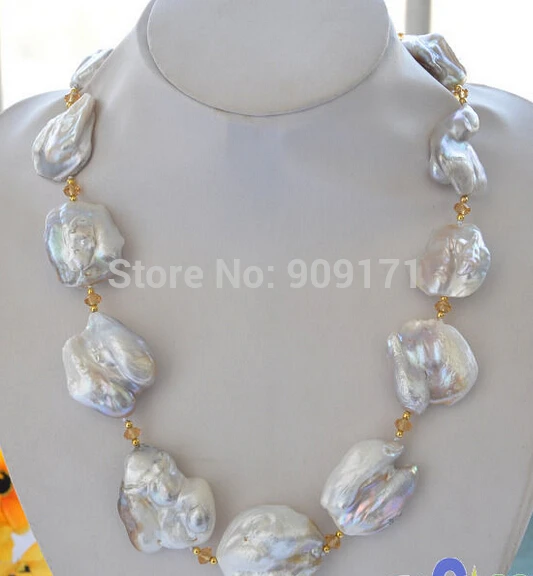 FREE SHIPPING>>>@@ > &>>HUGE nature 32mm baroque white KESHI REBORN PEARL citrine NECKLACE
FREE SHIPPING>>>@@ > &>>HUGE nature 32mm baroque white KESHI REBORN PEARL citrine NECKLACE