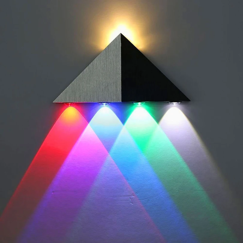 Aluminum Alloy LED Wall Lamp 5W Triangle AC85-265V Powered 4pcs High Quality Bead Indoor Hallway Spot Light Decorative Lighting
Aluminum Alloy LED Wall Lamp 5W Triangle AC85-265V Powered 4pcs High Quality Bead Indoor Hallway Spot Light Decorative Lighting