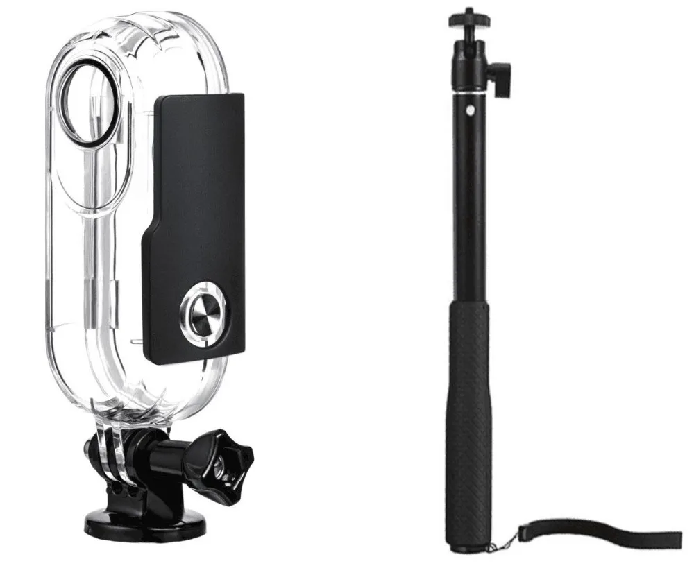 Underwater Waterproof Housing Diving + Handheld Telescopic Selfie Sticks Monopod For Insta360 One mini camcorders Accessories
Underwater Waterproof Housing Diving + Handheld Telescopic Selfie Sticks Monopod For Insta360 One mini camcorders Accessories
