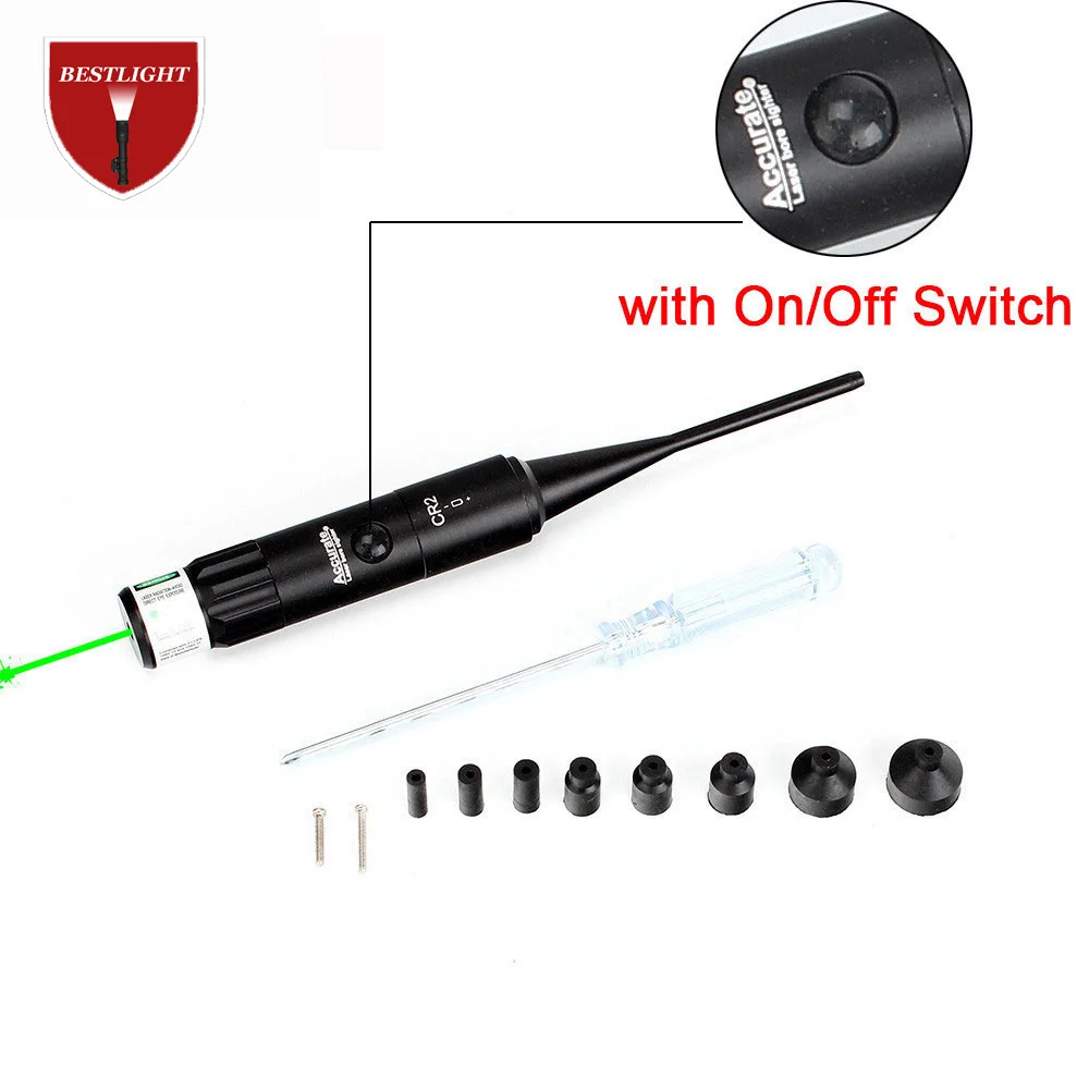 Red Green Laser Bore Sight Kits for .177 to .50 Caliber Red Green Dot Boresighter for Hunting Riflescope Rifle with Switch
Red Green Laser Bore Sight Kits for .177 to .50 Caliber Red Green Dot Boresighter for Hunting Riflescope Rifle with Switch