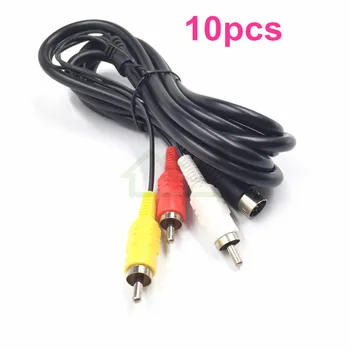 10pcs Audio Video Cable AV Cable Replacement for SEGA Saturn RCA Cable Cord for SS AV Cable
10pcs Audio Video Cable AV Cable Replacement for SEGA Saturn RCA Cable Cord for SS AV Cable