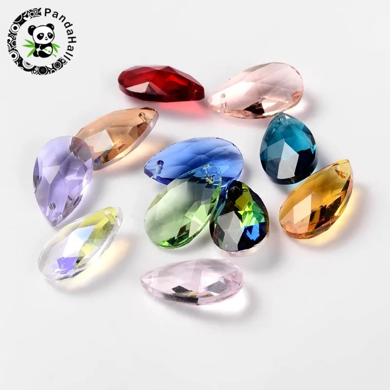 100pcs Faceted Drop Crystal Glass Bead Charm Pendant for Bracelet Necklace Jewelry Accessories DIY
100pcs Faceted Drop Crystal Glass Bead Charm Pendant for Bracelet Necklace Jewelry Accessories DIY