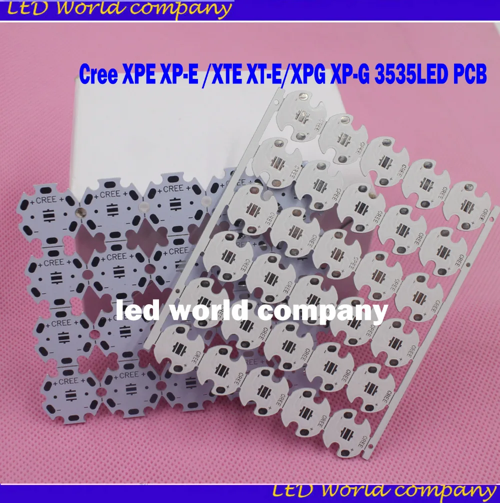 Cree XPE XP-E /XTE XT-E/XPG XP-G 3535LED PCB Aluminum board 20mm 16mm For DIY LED Light
Cree XPE XP-E /XTE XT-E/XPG XP-G 3535LED PCB Aluminum board 20mm 16mm For DIY LED Light