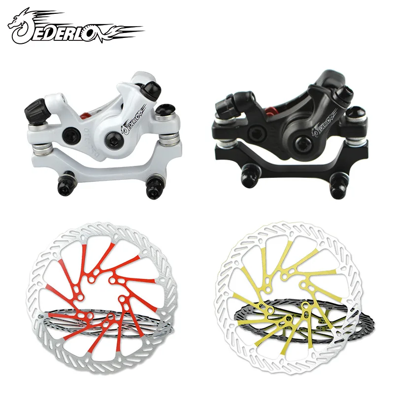 JEDERLO Two Colors for MTB Mountain Bike Front and Back Disc Brake Aluminum Alloy Bicycle Brake Mechanical Caliper Cycling Parts
JEDERLO Two Colors for MTB Mountain Bike Front and Back Disc Brake Aluminum Alloy Bicycle Brake Mechanical Caliper Cycling Parts
