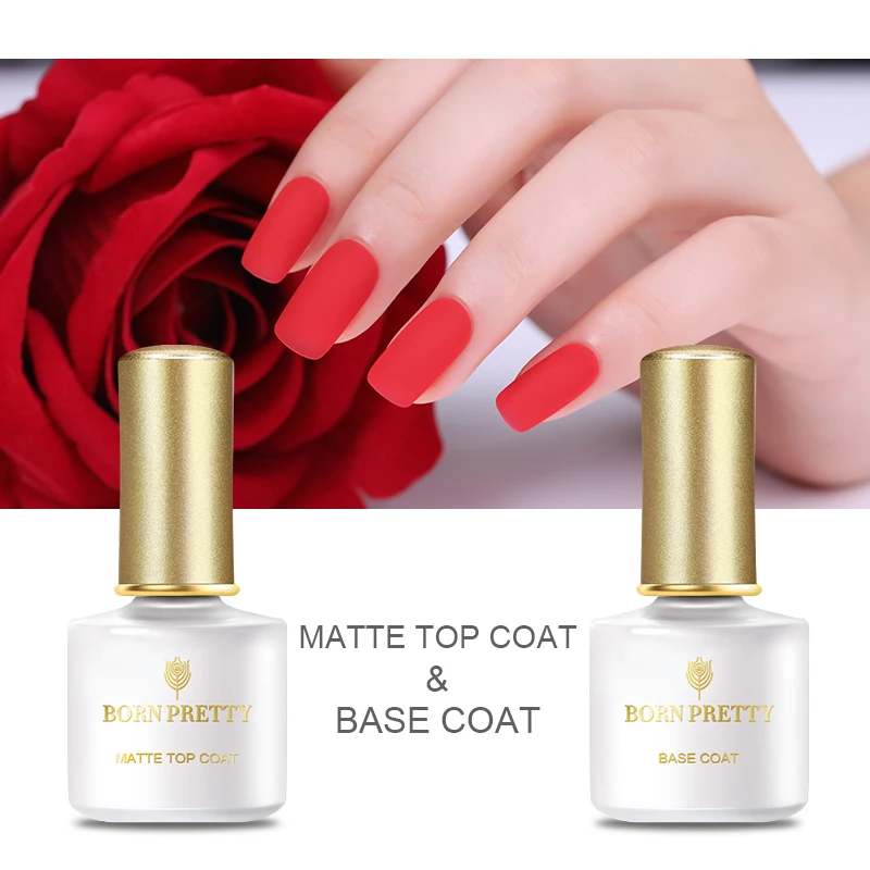 BORN PRETTY Base No Wipe Matte Top Coat Gel Nail Polish UV 6ml Transparent Soak Off Nail Art Gel Lacquer
BORN PRETTY Base No Wipe Matte Top Coat Gel Nail Polish UV 6ml Transparent Soak Off Nail Art Gel Lacquer