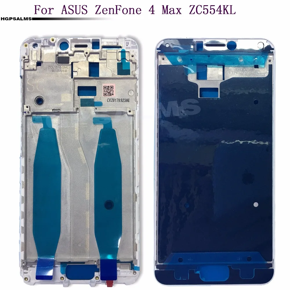 Для ASUS ZenFone 4 Max ZC554KL передняя рамка Шасси ЖК средняя запасные части|Корпусы и рамки