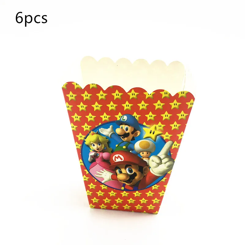 6pcs/pack super Mario theme popcorn boxes Mario bros popcorn boxes super Mario bros theme party decorations
6pcs/pack super Mario theme popcorn boxes Mario bros popcorn boxes super Mario bros theme party decorations