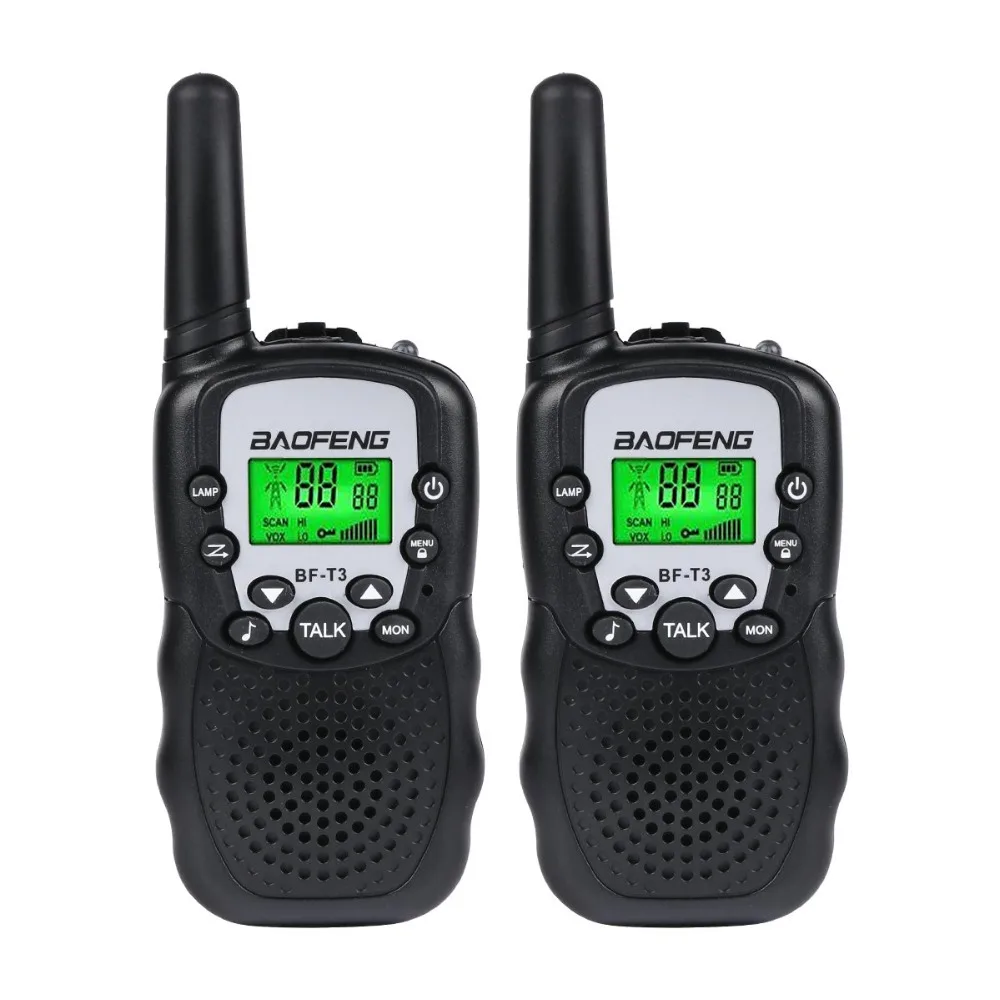 2Pcs BaoFeng T3 Mini Walkie Talkie Outdoor Kids Interphones Portable 0.5W 8/22CH LCD Display Handheld Two-way Radio Transceiver
2Pcs BaoFeng T3 Mini Walkie Talkie Outdoor Kids Interphones Portable 0.5W 8/22CH LCD Display Handheld Two-way Radio Transceiver