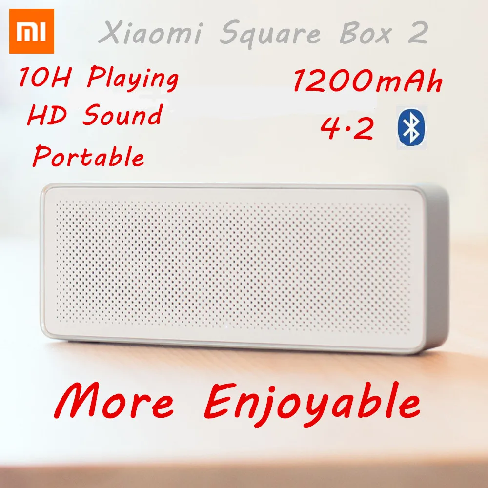 New Original Xiaomi Mi Bluetooth Speaker 2 Square Box Stereo Portable High Definition Sound Quality Bluetooth 4.2 Play Music AUX
New Original Xiaomi Mi Bluetooth Speaker 2 Square Box Stereo Portable High Definition Sound Quality Bluetooth 4.2 Play Music AUX