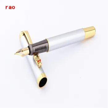 Luxury Oriental Dragon 7026 Silver Business office Medium Nib Fountain Pen New
Luxury Oriental Dragon 7026 Silver Business office Medium Nib Fountain Pen New
