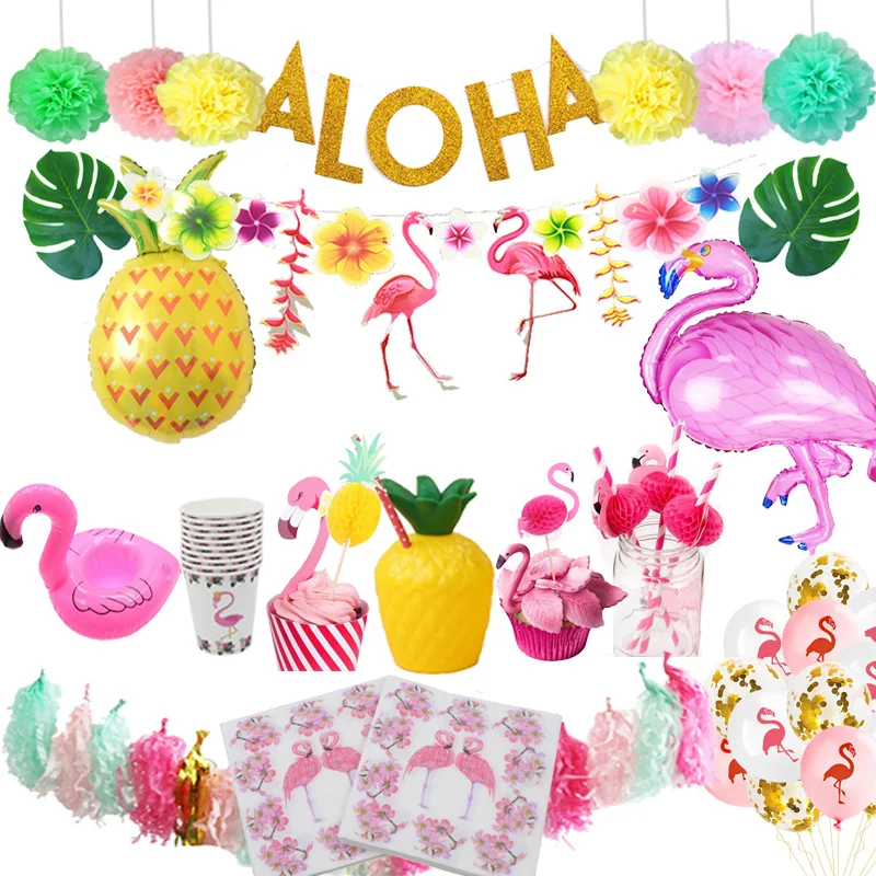 WEIGAO Flamingo Theme Party Decor Pineapple Flamingo Foil Balloons Tropical Luau Aloha Paper Banner Summer Hawaiian Party Decor
WEIGAO Flamingo Theme Party Decor Pineapple Flamingo Foil Balloons Tropical Luau Aloha Paper Banner Summer Hawaiian Party Decor