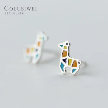 Colusiwei Small Enamel Cute Deer Stud Earrings for Girl Sterling Silver 925 Kids Ear Studs Silver Women Fashion Korean Jewelry
Colusiwei Small Enamel Cute Deer Stud Earrings for Girl Sterling Silver 925 Kids Ear Studs Silver Women Fashion Korean Jewelry