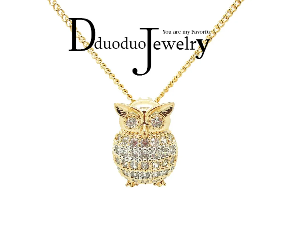 ladies Classic Charming style Lovely Owl Collection two color zircon pendant with necklace S-101
ladies Classic Charming style Lovely Owl Collection two color zircon pendant with necklace S-101