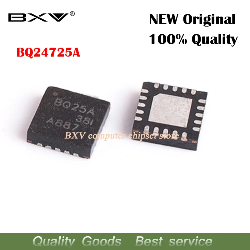 2pcs BQ24725ARGRR BQ24725A BQ725A BQ25A QFN-20 Battery management chip new original laptop chip free shipping
2pcs BQ24725ARGRR BQ24725A BQ725A BQ25A QFN-20 Battery management chip new original laptop chip free shipping