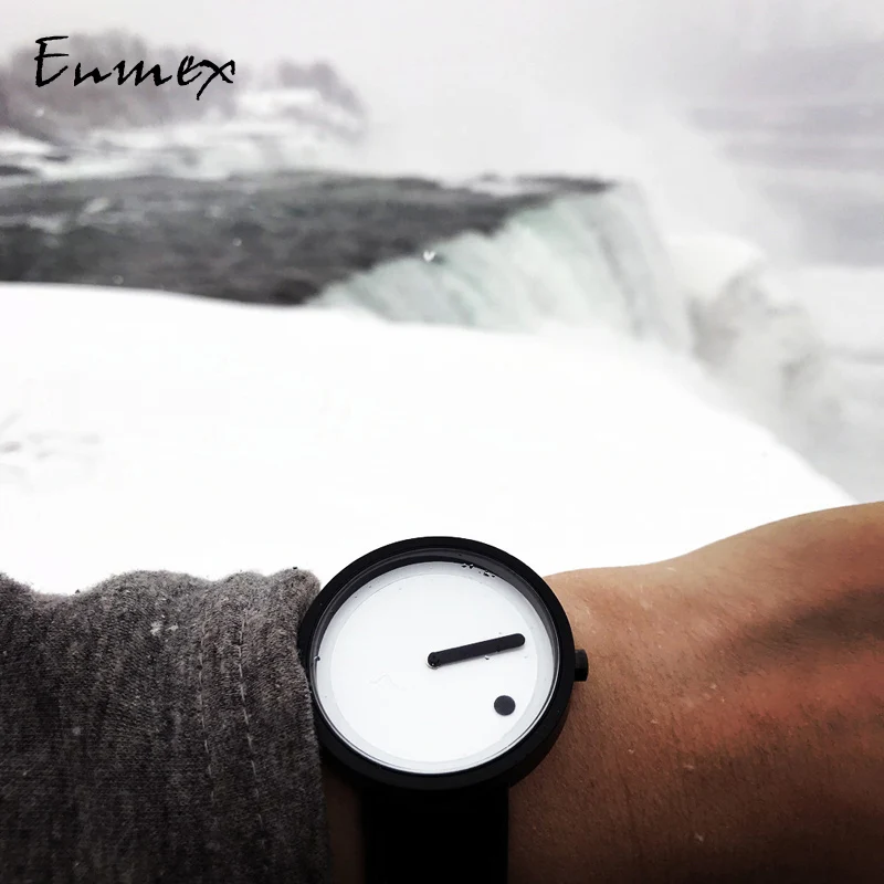 2019gift Enmex Minimalist style wristwatch creative design Dot and Line simple dail leather stylish with quartz fashion watch
2019gift Enmex Minimalist style wristwatch creative design Dot and Line simple dail leather stylish with quartz fashion watch