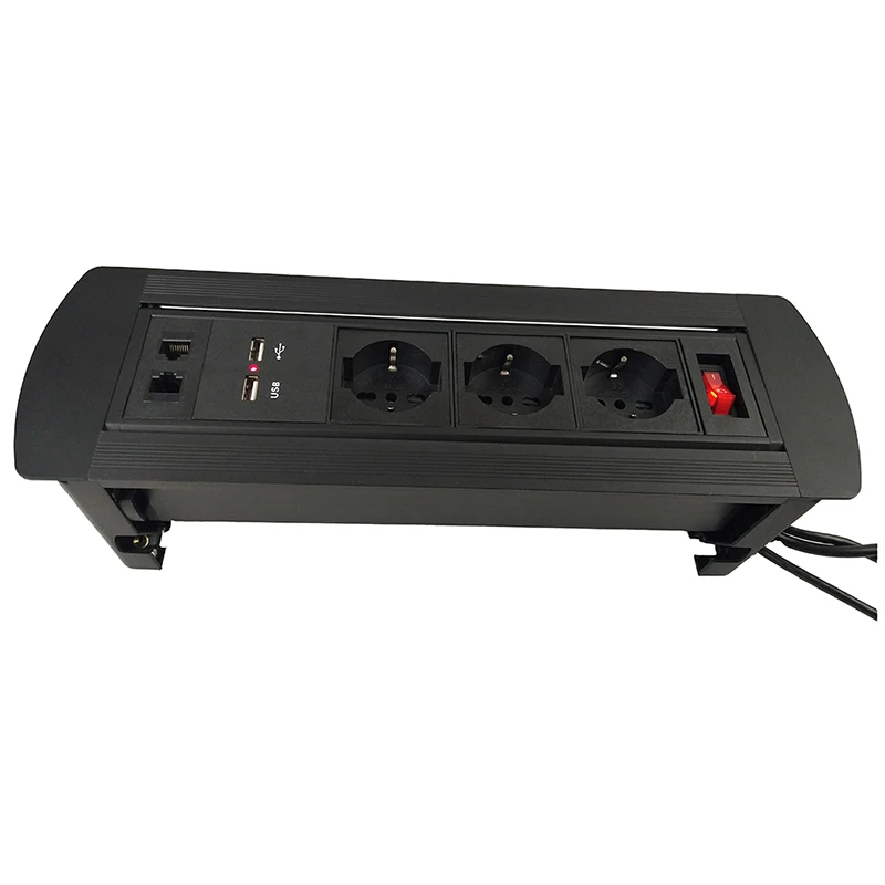 Italy standar power Desktop socket / hidden manual rotation / RJ45 cable USB charging socket /Can choose function module/MF-039
Italy standar power Desktop socket / hidden manual rotation / RJ45 cable USB charging socket /Can choose function module/MF-039