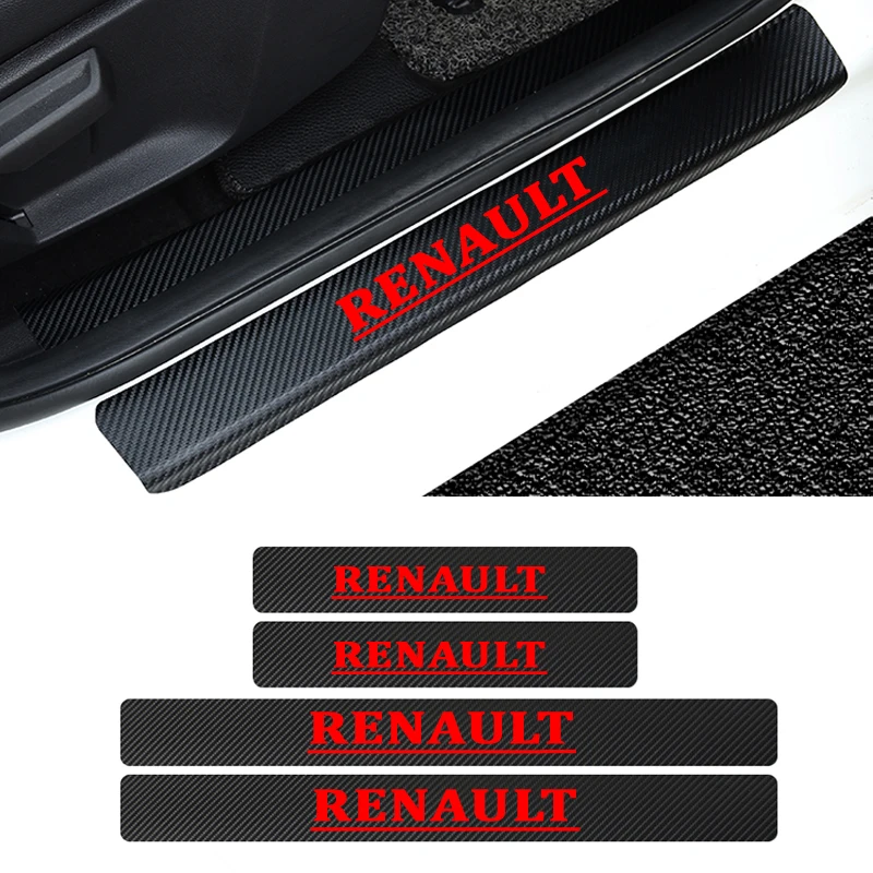 4pcs Door Carbon Fiber Car Scuff Plate sticker Vinyl Decal sticker for Renault duster megane 2 logan renault clio Car styling
4pcs Door Carbon Fiber Car Scuff Plate sticker Vinyl Decal sticker for Renault duster megane 2 logan renault clio Car styling