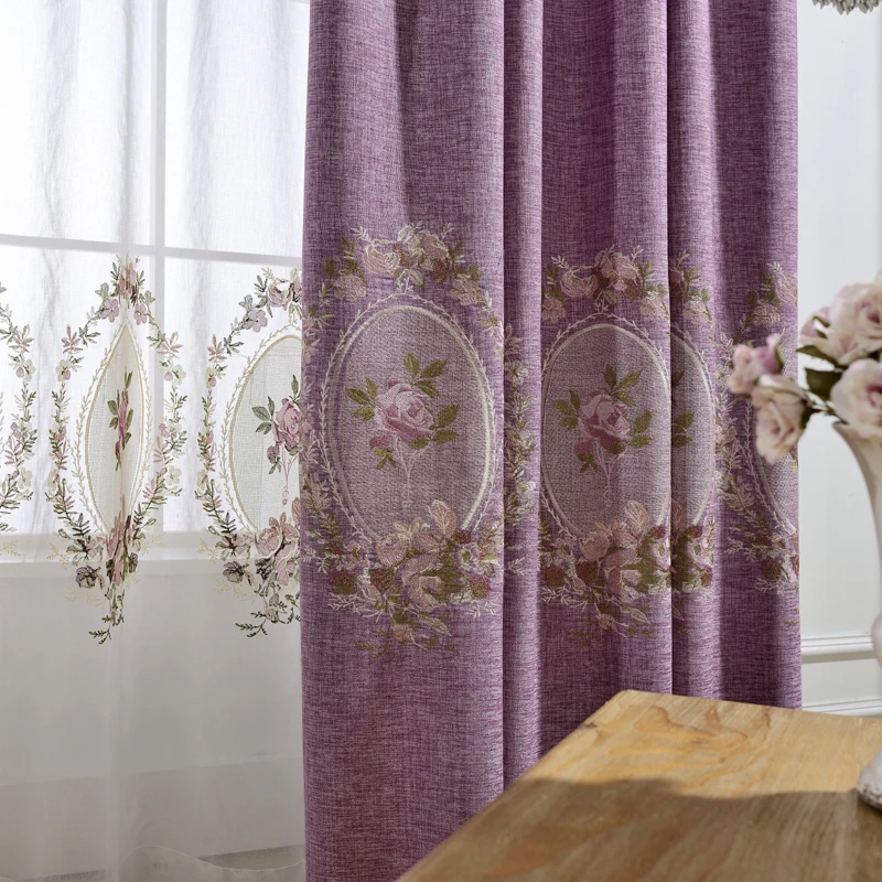 Rural Luxury Curtain Fabric Blue Blackout Curtains for Living Room White Embroidered Flower Sheer Tulle Drapes for Bedroom
Rural Luxury Curtain Fabric Blue Blackout Curtains for Living Room White Embroidered Flower Sheer Tulle Drapes for Bedroom