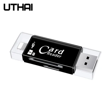 UTHAI R008 Lightning Micro SD/TF USB3.0 OTG Card Reader Multi Adapter Mini Memory Cardreaders for iPhone 6/7/8 X Plus iPod iPad
UTHAI R008 Lightning Micro SD/TF USB3.0 OTG Card Reader Multi Adapter Mini Memory Cardreaders for iPhone 6/7/8 X Plus iPod iPad