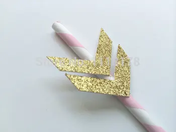 glitter PINK Paper Straws with GOLD Arrow wedding, engagement, birthday, baby shower, tea party straw
glitter PINK Paper Straws with GOLD Arrow wedding, engagement, birthday, baby shower, tea party straw