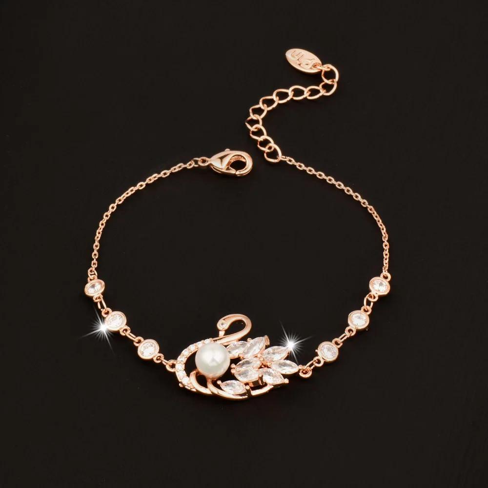 SINLEERY Shinning Crystal Swan Bracelet Women Silver/Rose Gold Color Chain Bracelet & Bangles Best Friends Gifts SL058 SSA
SINLEERY Shinning Crystal Swan Bracelet Women Silver/Rose Gold Color Chain Bracelet & Bangles Best Friends Gifts SL058 SSA