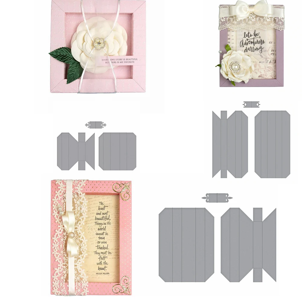 Folding Album Frame Pattern Metal Cutting Dies Stencil Scrapbook Album Embossing For Gift Card Making Handcrafts Decor
Folding Album Frame Pattern Metal Cutting Dies Stencil Scrapbook Album Embossing For Gift Card Making Handcrafts Decor