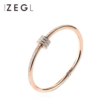 ZEGL female bracelet 18k rose gold plated bracelet bracelet female bracelet jewelry fashion titanium steel bracelet
ZEGL female bracelet 18k rose gold plated bracelet bracelet female bracelet jewelry fashion titanium steel bracelet