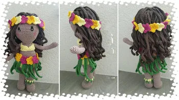 crochet toys amigurumi doll polynesia dancing girl style model number LS0050
crochet toys amigurumi doll polynesia dancing girl style model number LS0050